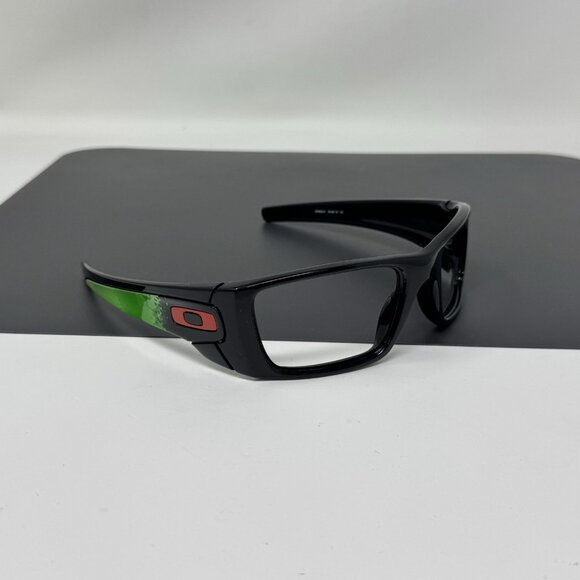 Oakley Jupiter Camo Fuel Cell Polished Black Frame SCRATCHED LENSES OO9096-41 - Picture 2 of 16